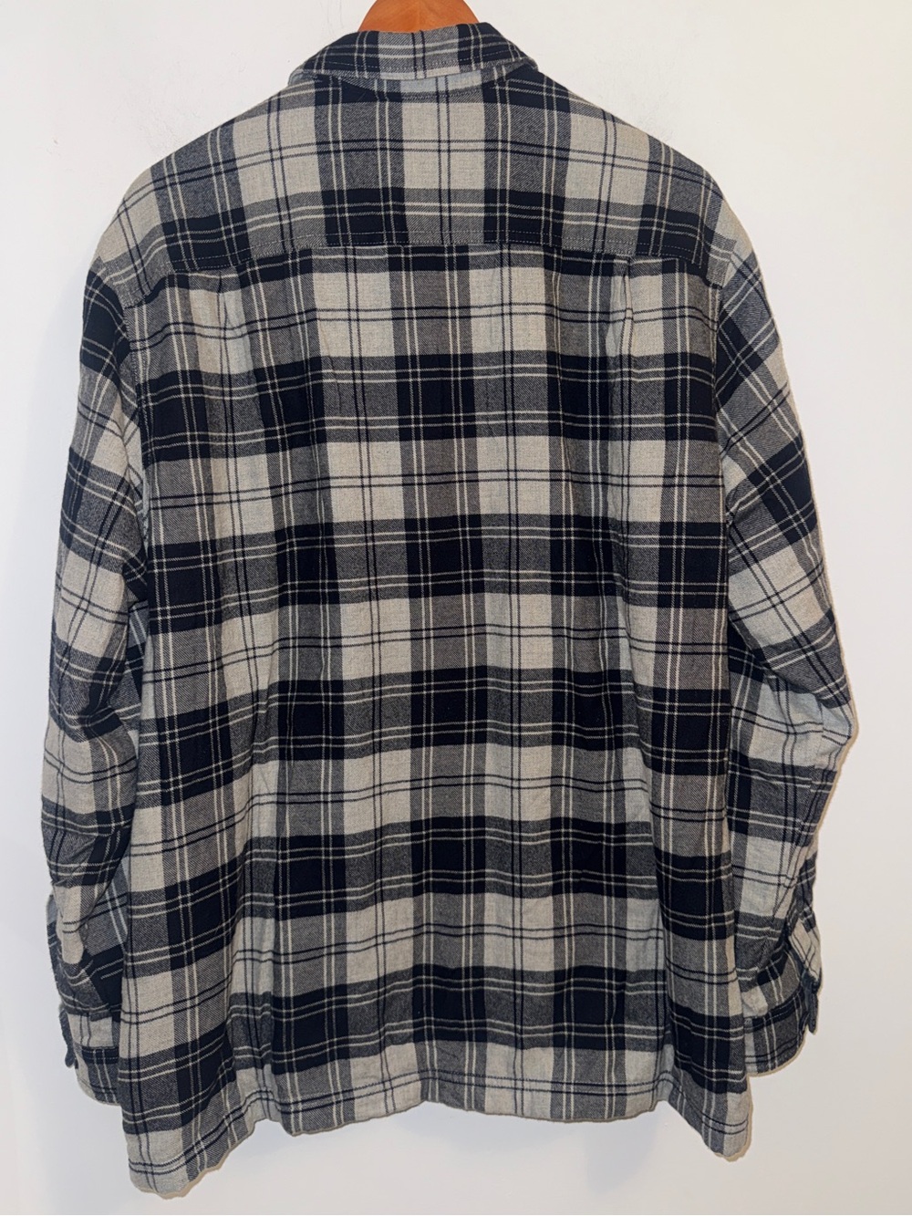 L.L.Bean Men’s Large Fleece Lined Flannel Plaid Shirt Jacket Shacket NWT - Picture 4 of 10